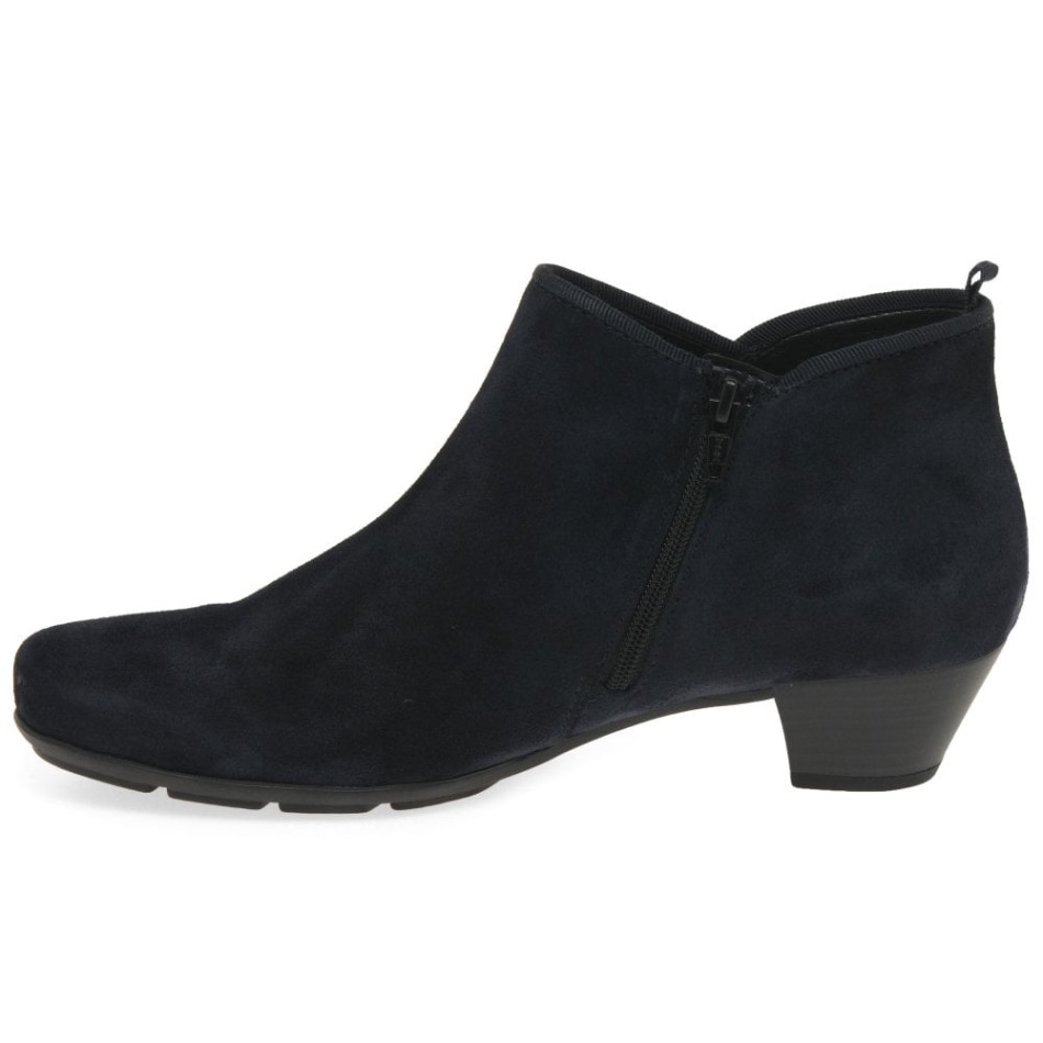 Trudy Femmes Bottines Gabor | Daim Marin Exclusif